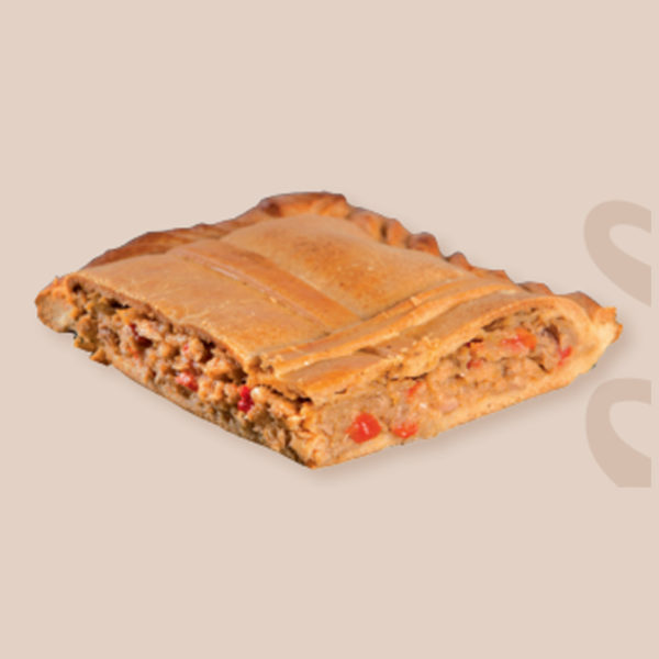 Empanada media plancha Atún Gourmet 1800 gr caja 4 uds