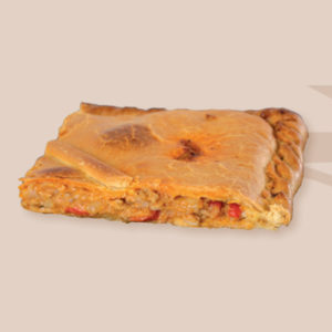 Empanada media plancha Carne Gourmet 1800 gr caja 4 uds