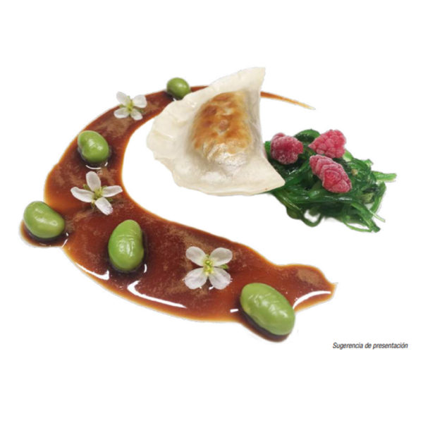 Gyoza meloso de carrillera de cerdo a la miel caja 60 uds.