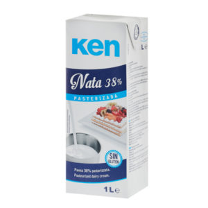 Nata pasterizada 38% sin gluten 1 litro