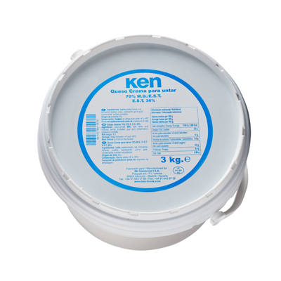 Queso crema para untar 3 kg