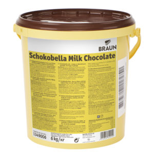 Schokobella con leche cubo 6 kg